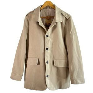 NWT Manly Tan Button-Down Coat Size Large